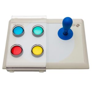 Mouse tipo joystick com 4 botões e entrada para acionador