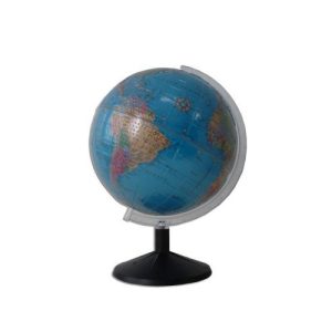 Globo terrestre adaptado em alto relevo