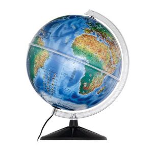 Globo terrestre político iluminado - Ambiental